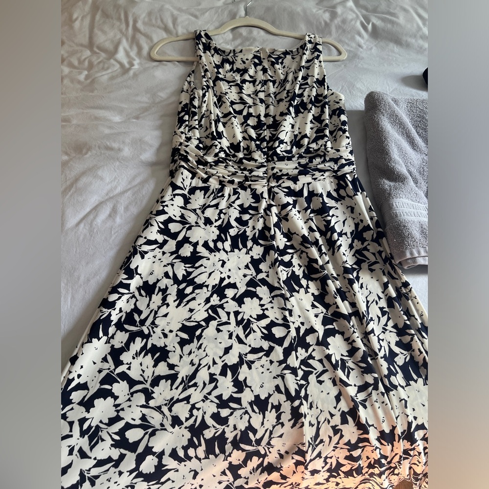 Woman’s floral dress